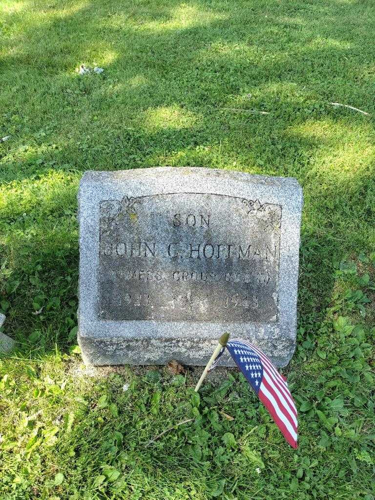John Carl Hoffman's grave. Photo 2