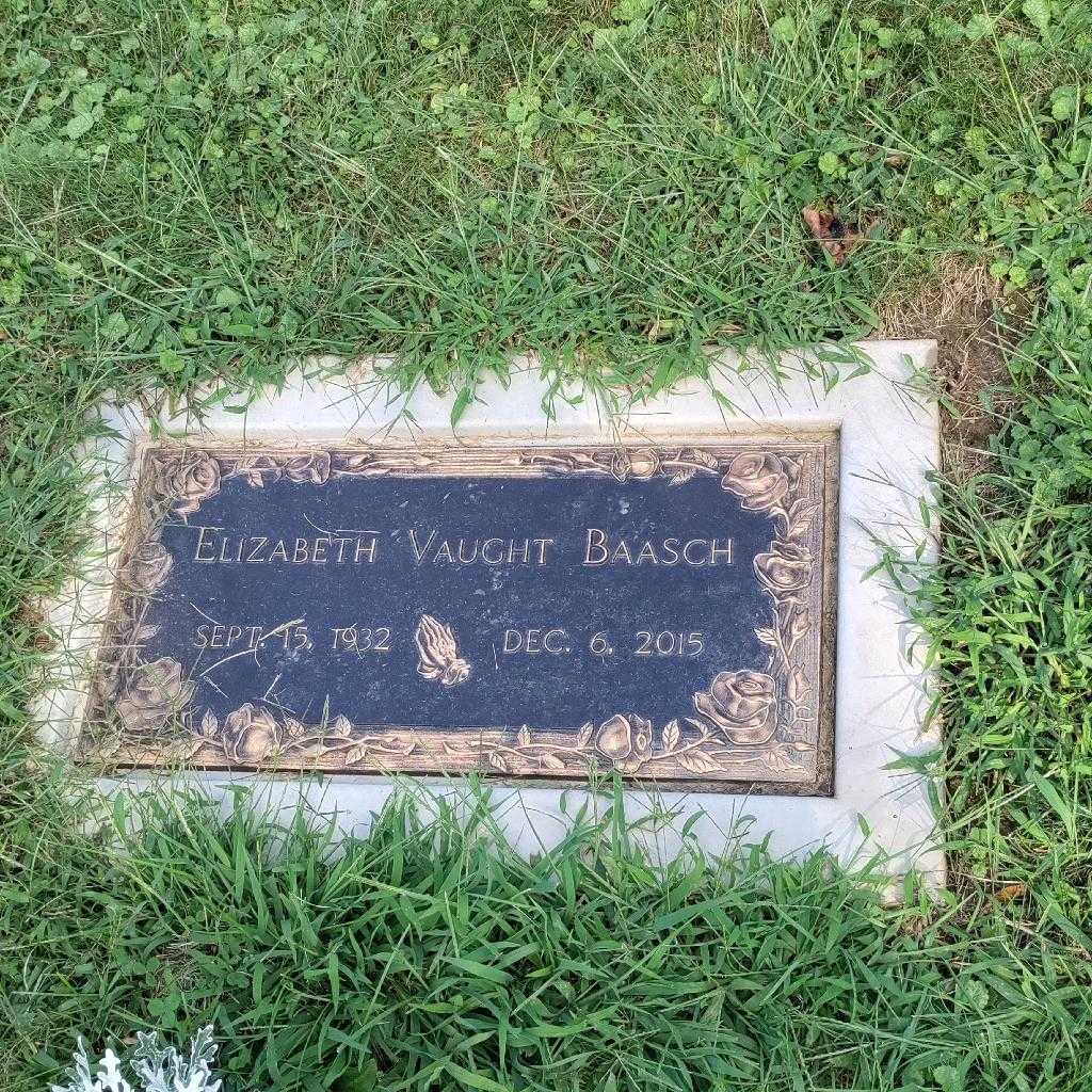 Elizabeth Vaught Baasch's grave. Photo 3