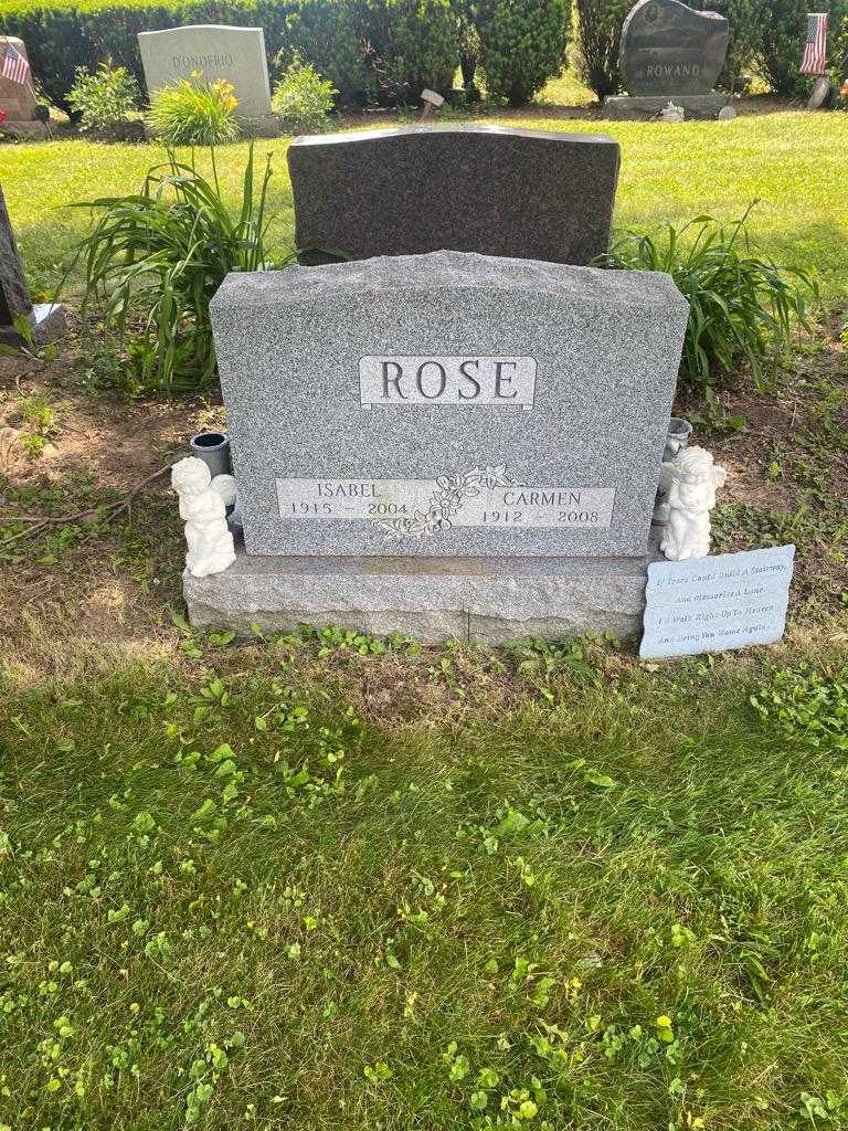 Isabel Rose's grave. Photo 2