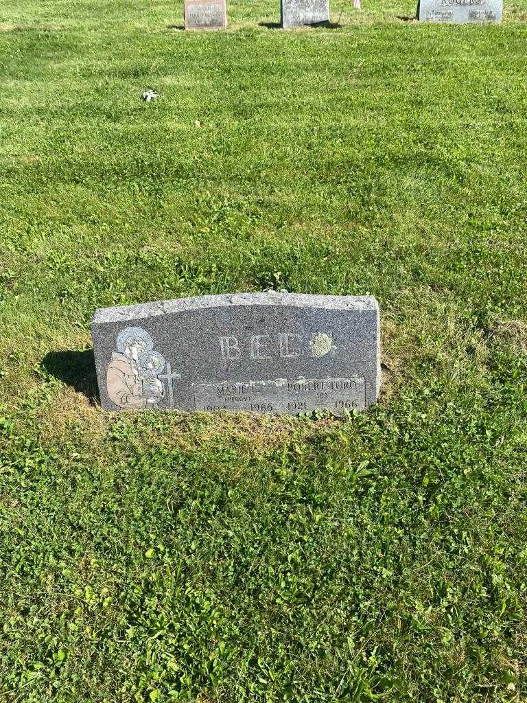Marie E. "Peggy" Beck's grave. Photo 2