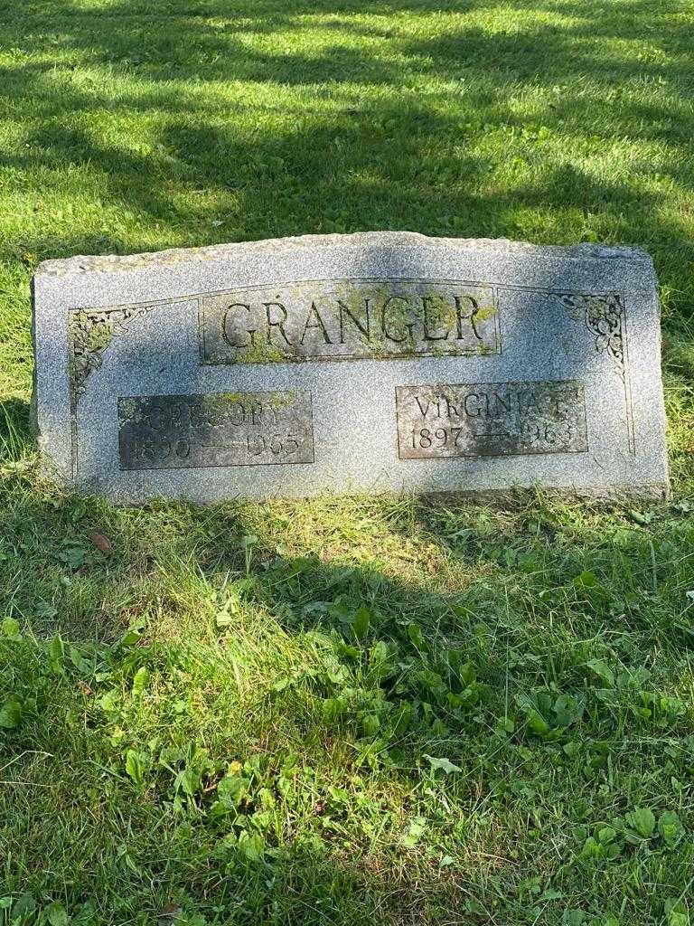 Virginia F. Granger's grave. Photo 3
