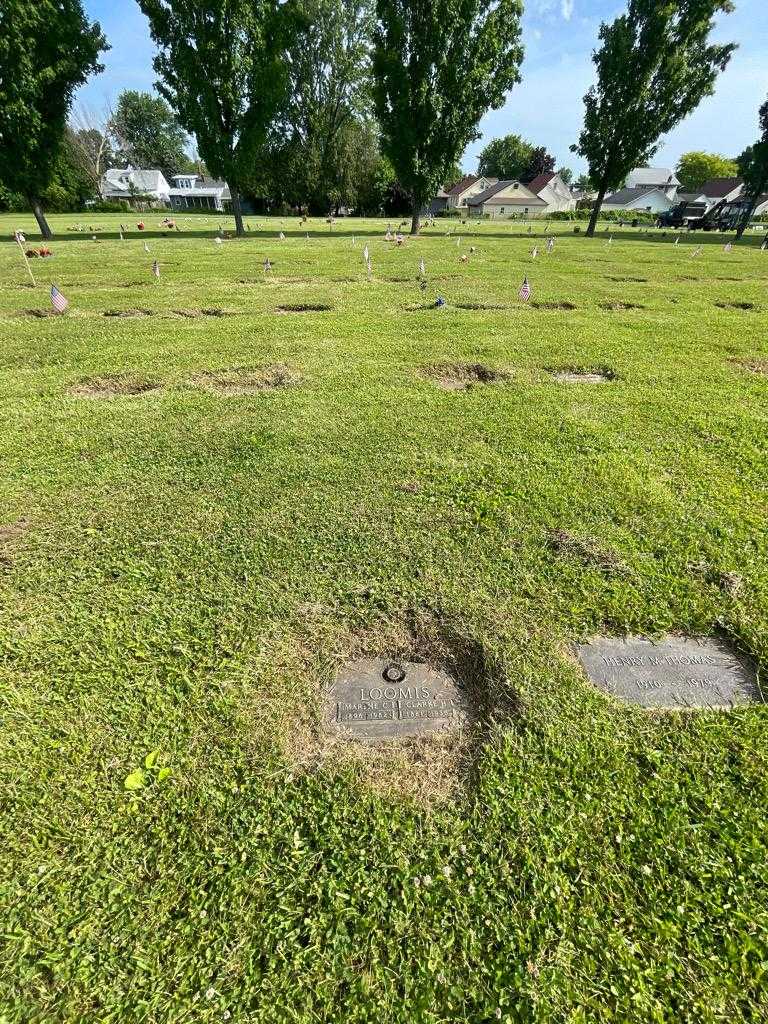 Clarke H. Loomis's grave. Photo 1