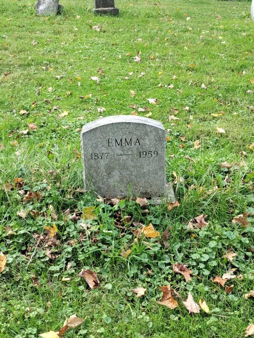 Emma Wademan Schmidt's grave. Photo 2