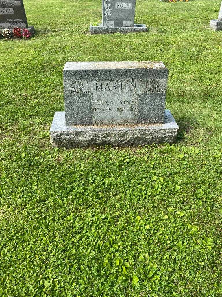 Cecile C. Martin's grave. Photo 2