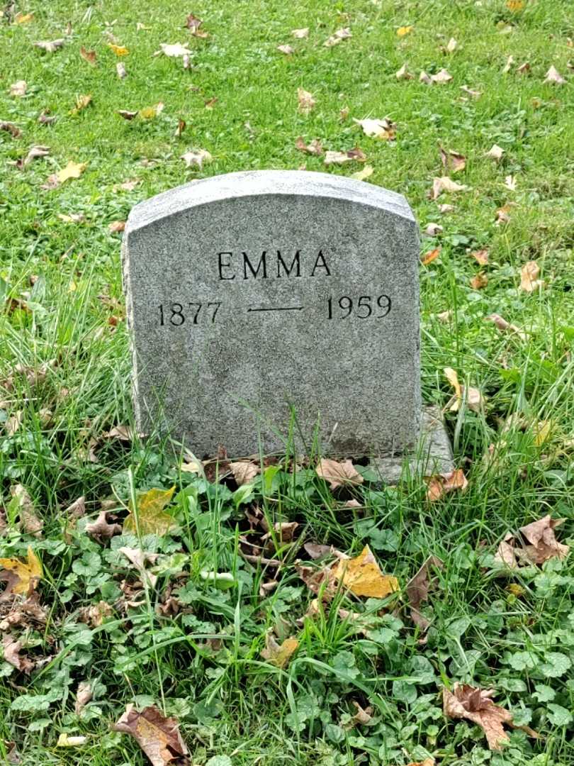 Emma Wademan Schmidt's grave. Photo 3