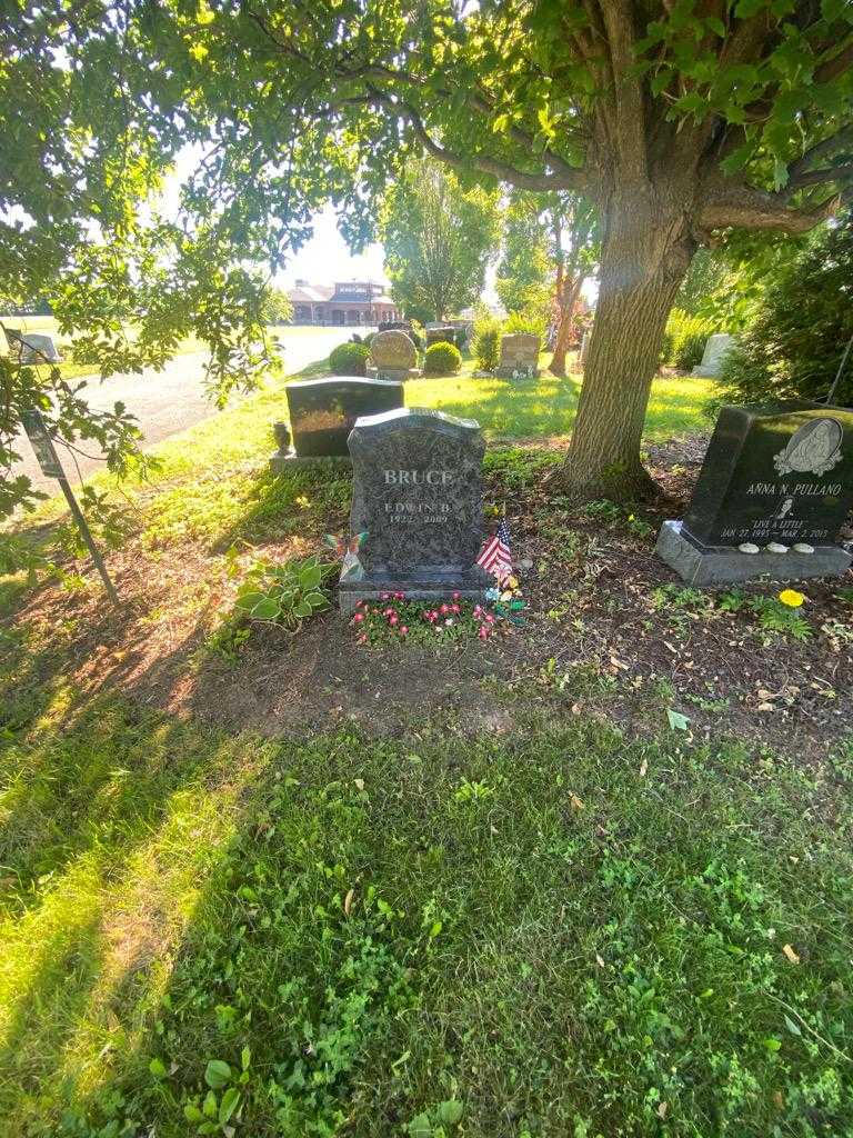 Edwin B. Bruce's grave. Photo 1