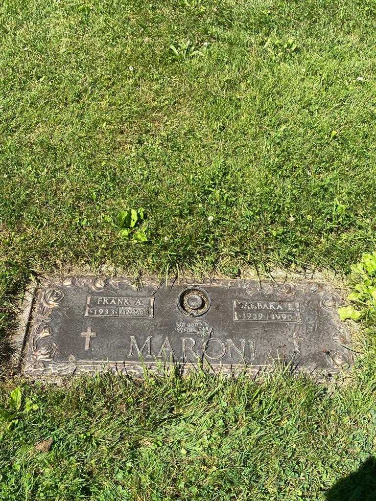 Frank A. Maroni's grave. Photo 3