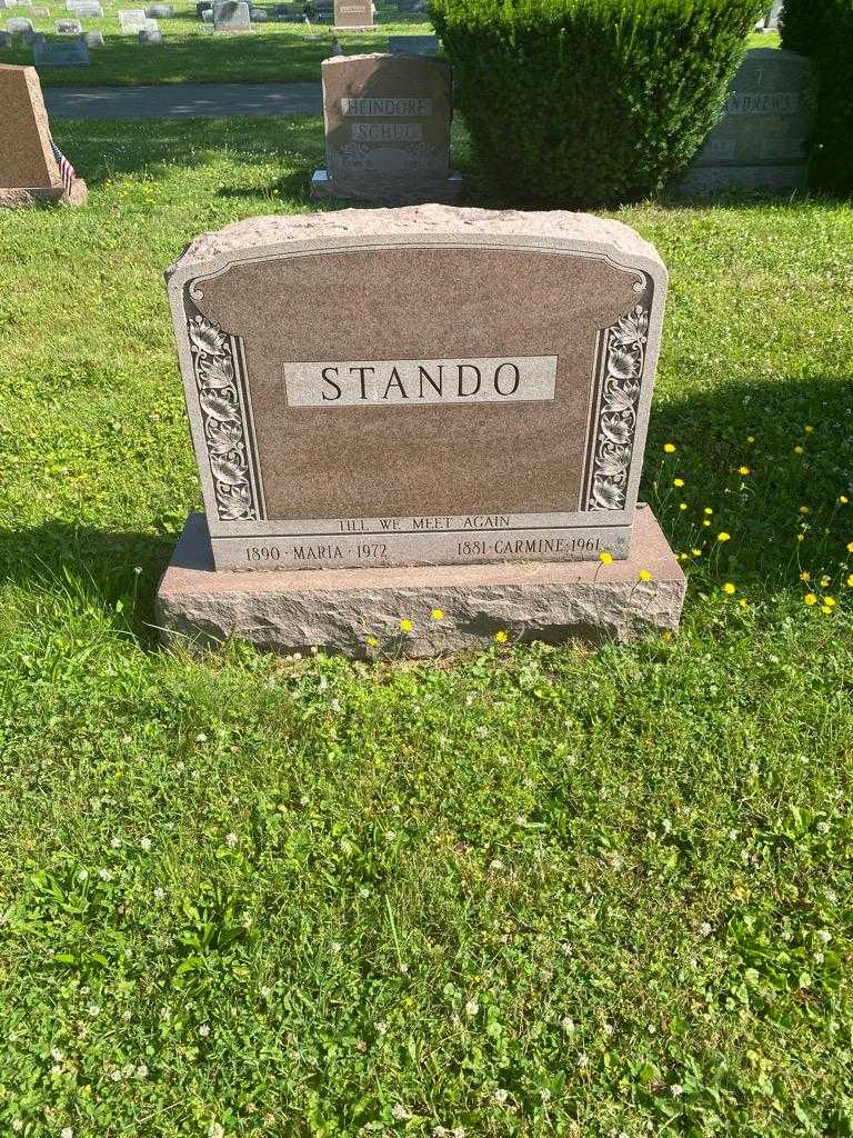 Maria Stando's grave. Photo 2