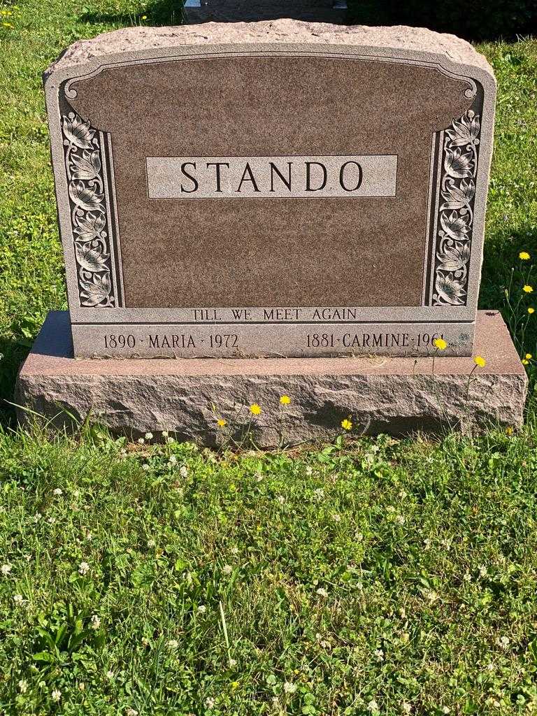 Maria Stando's grave. Photo 3