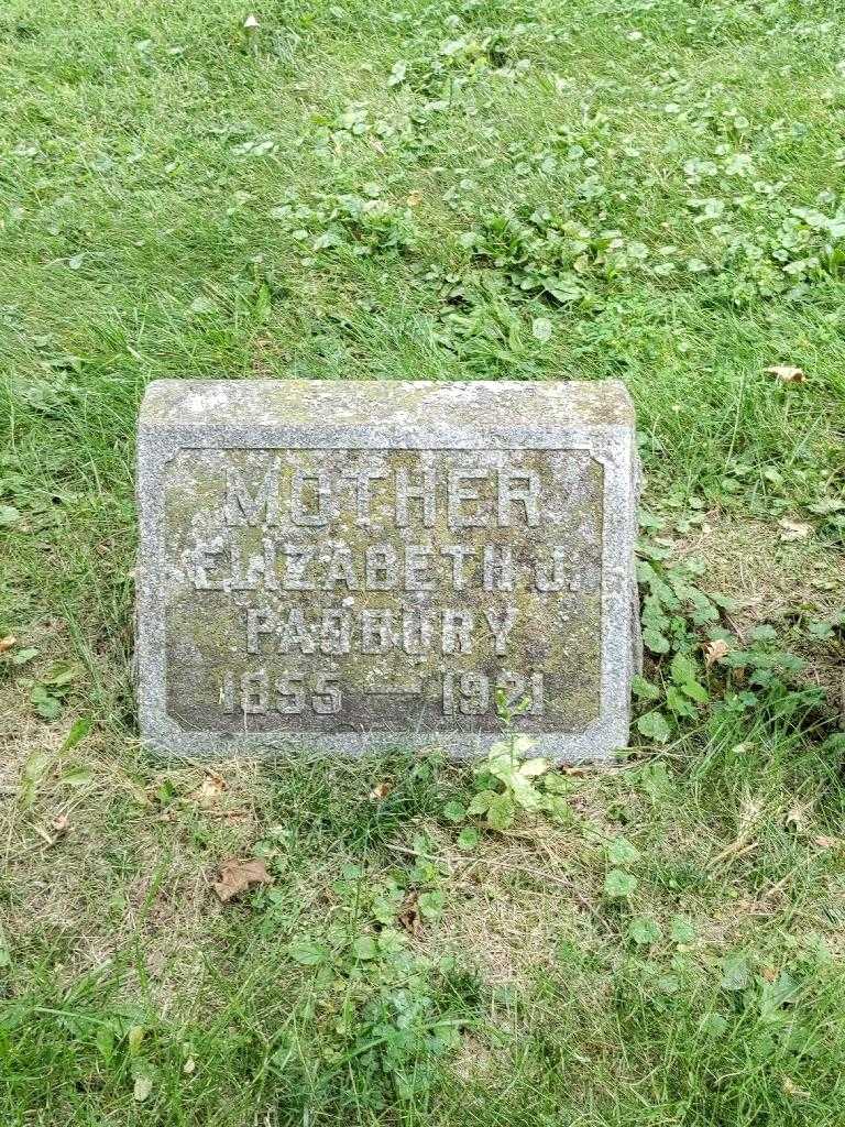 Elizabeth J. Padbury's grave. Photo 2