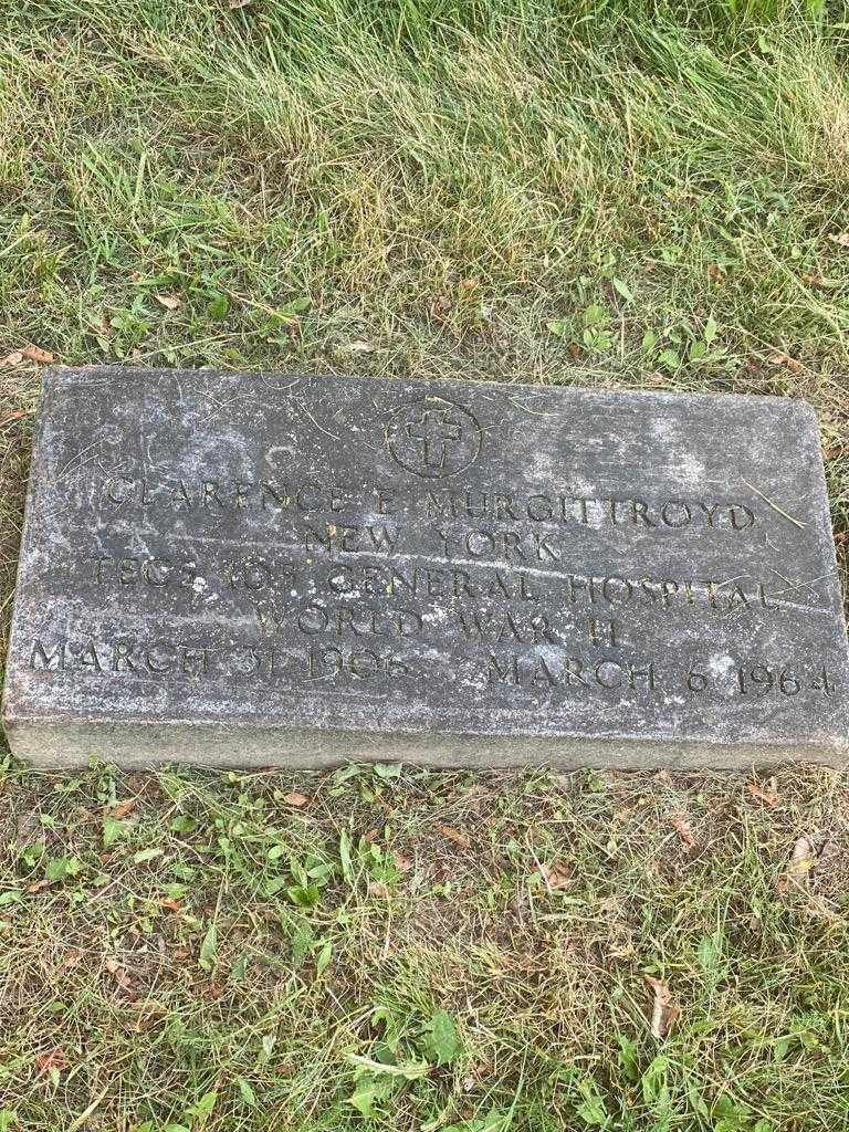 Clarence E. Murgittroyd's grave. Photo 3