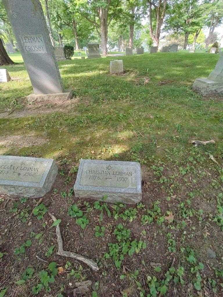 Christian Lehman's grave. Photo 1