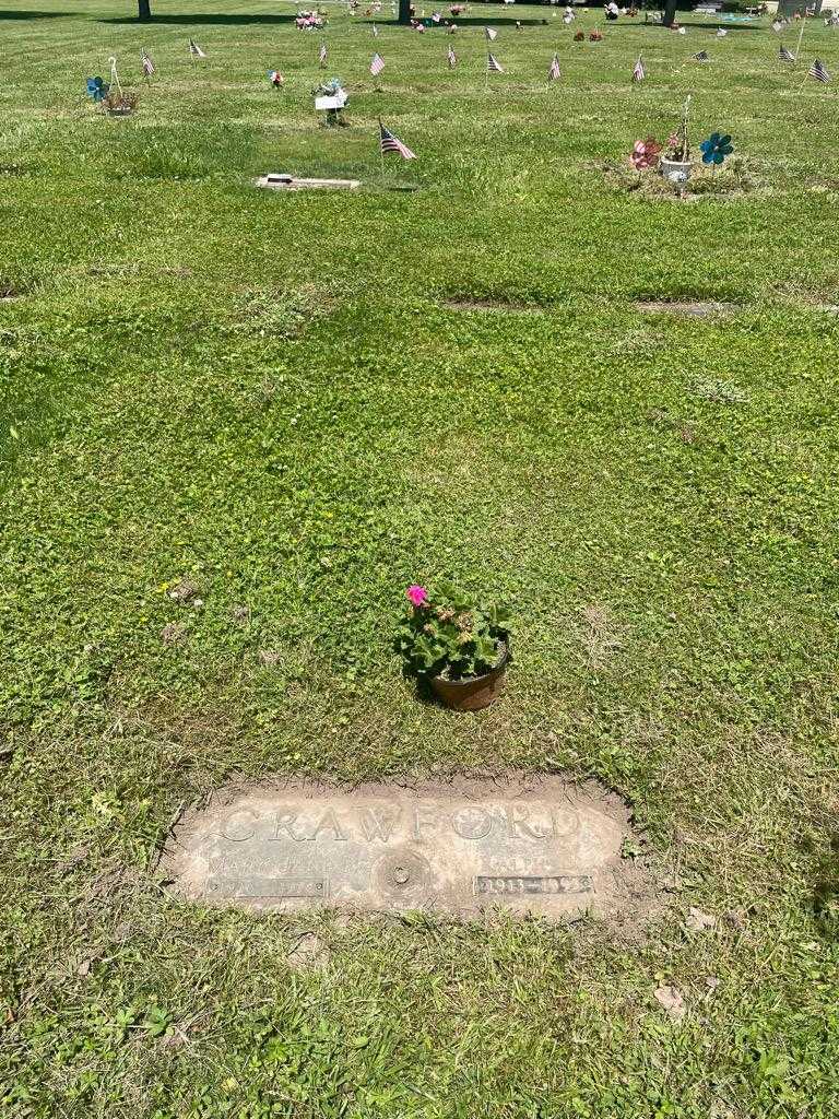Ralph E. Crawford's grave. Photo 2