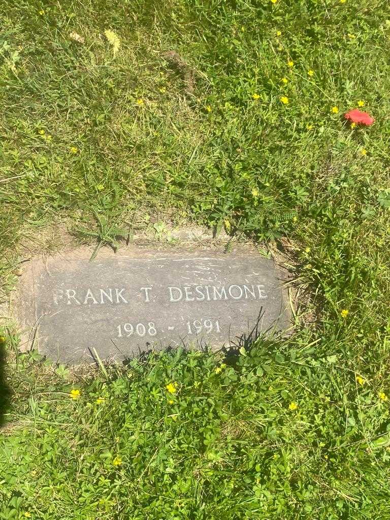 Frank T. Desimone's grave. Photo 3