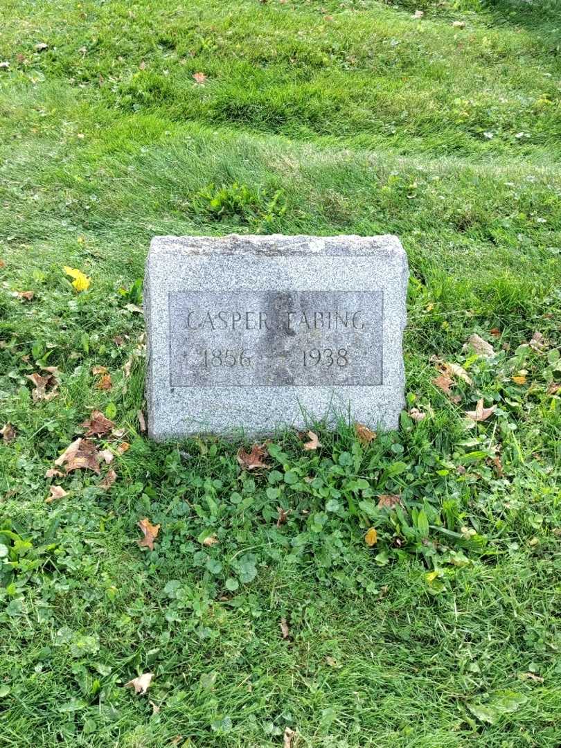 Casper Fabing's grave. Photo 2