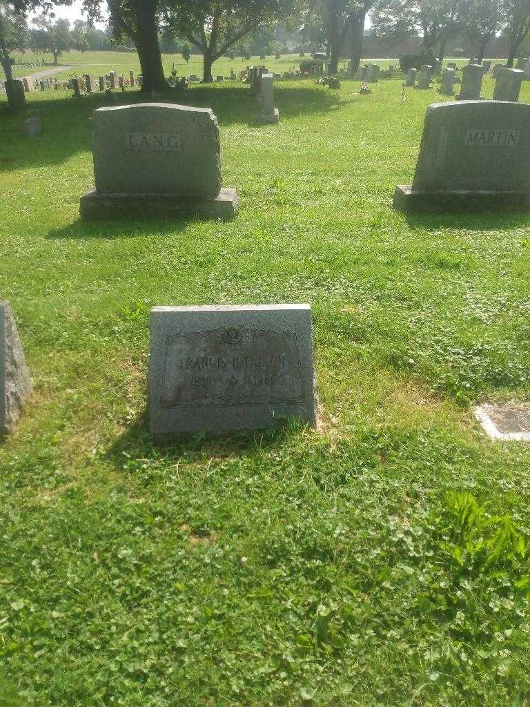 Francis H. Fallon's grave. Photo 1