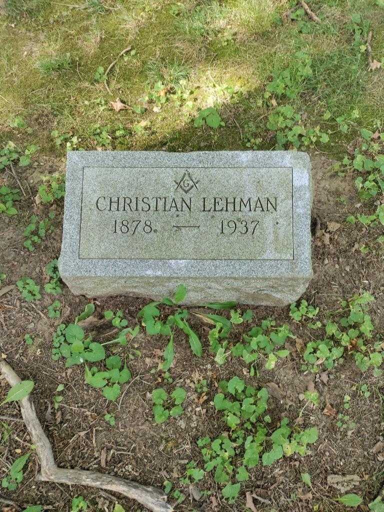Christian Lehman's grave. Photo 2