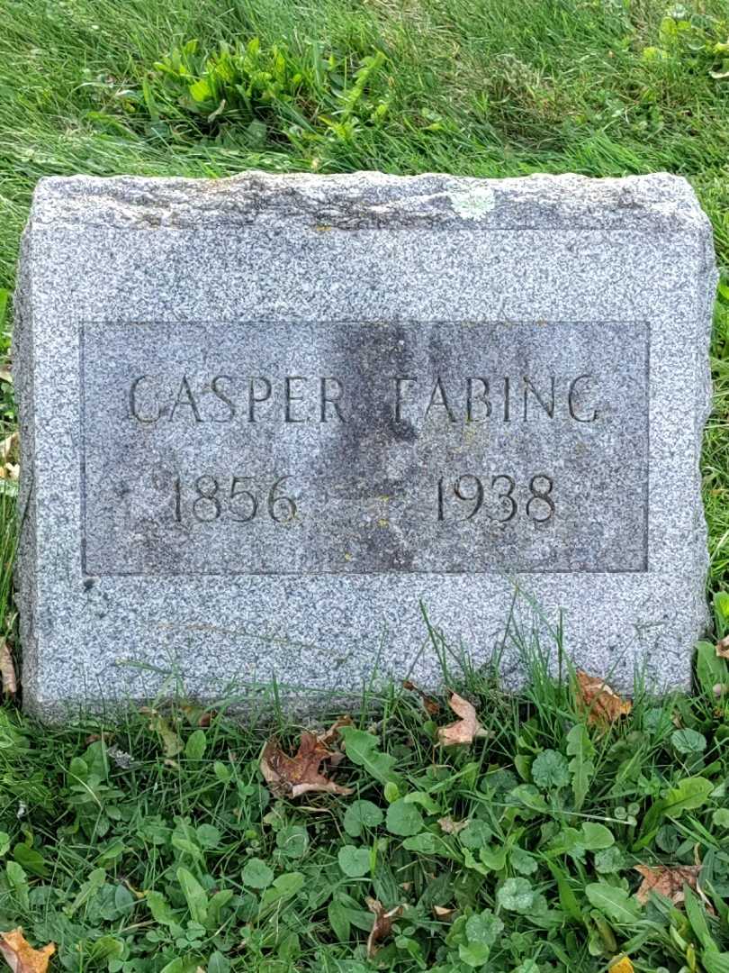 Casper Fabing's grave. Photo 3