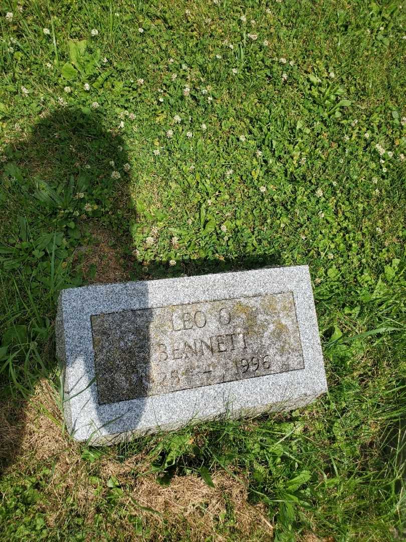 Leo O. Bennett's grave. Photo 8