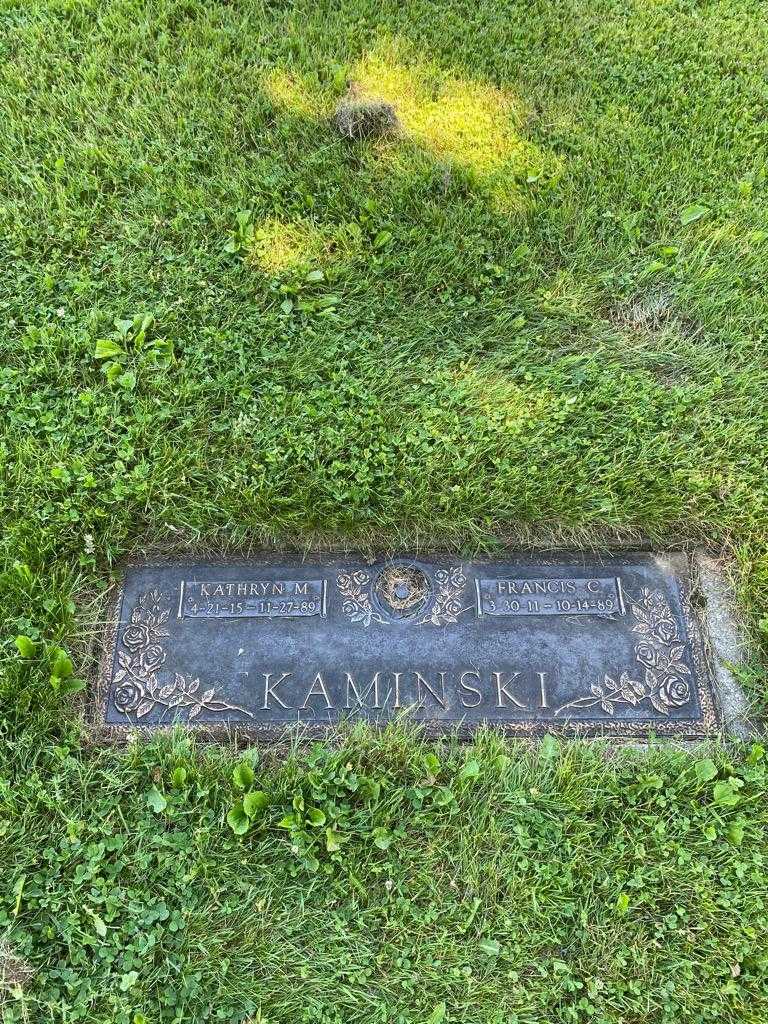 Francis C. Kaminski's grave. Photo 3