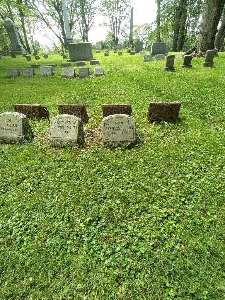 George Frederick Hahn's grave. Photo 1