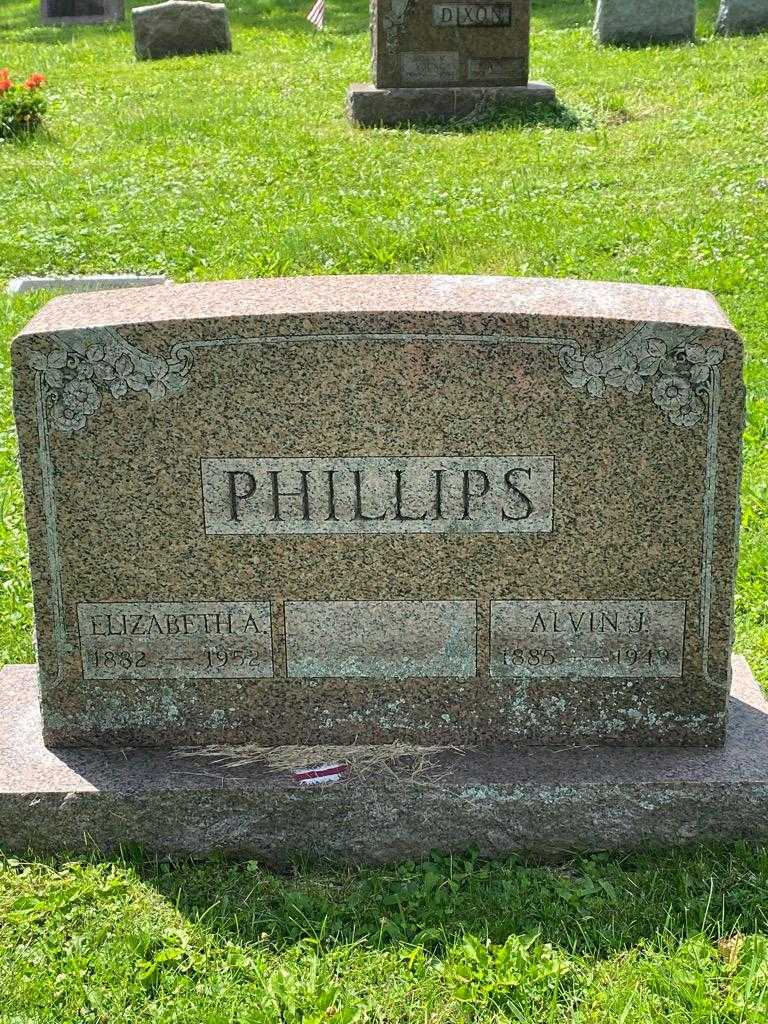 Alvin J. Phillips's grave. Photo 3