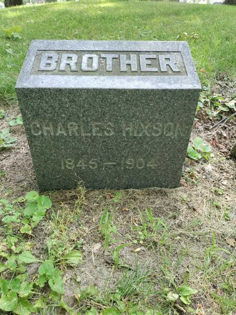 Charles Hixson's grave. Photo 3