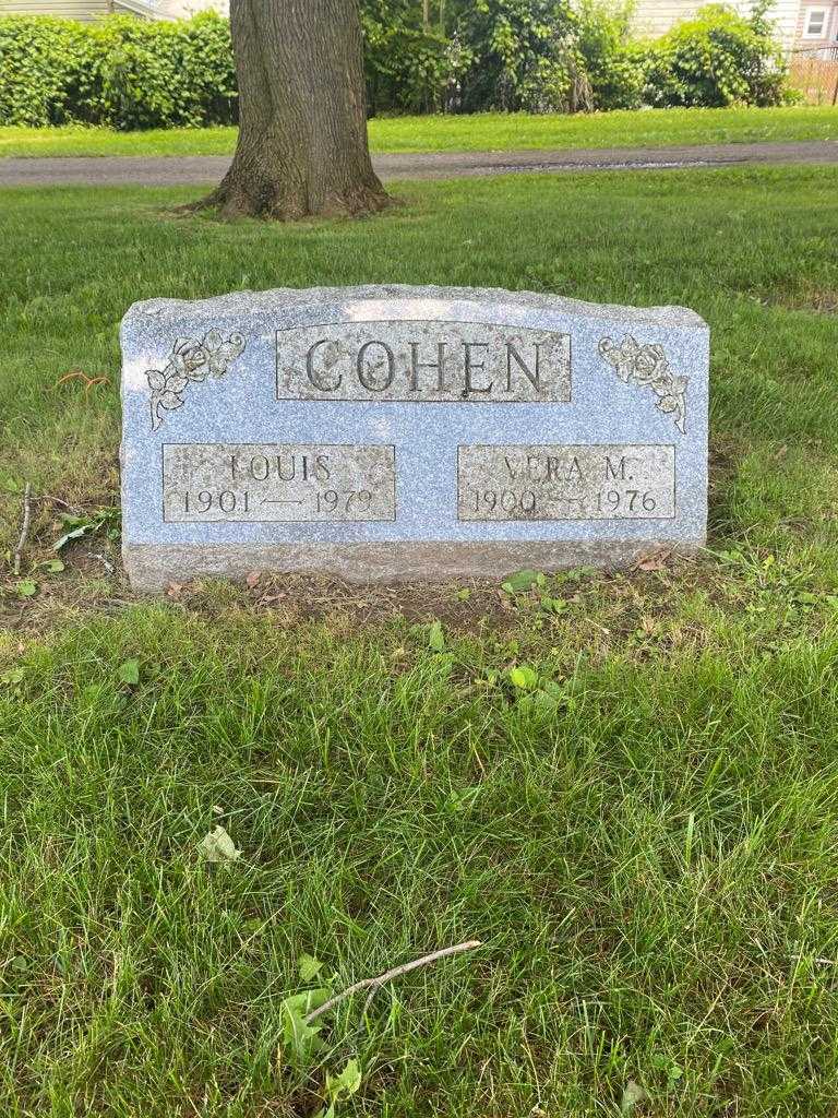 Vera M. Cohen's grave. Photo 3