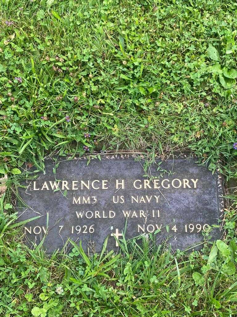 Lawrence Gregory's grave. Photo 3