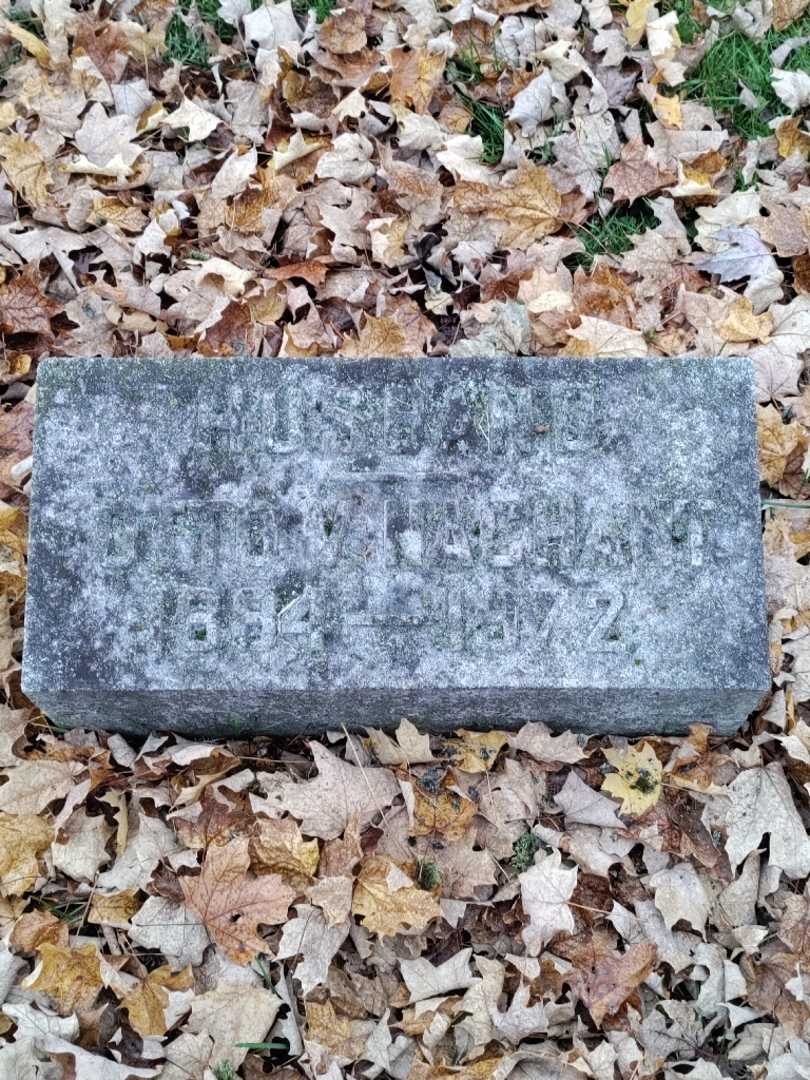 Otto V. Nachant's grave. Photo 3
