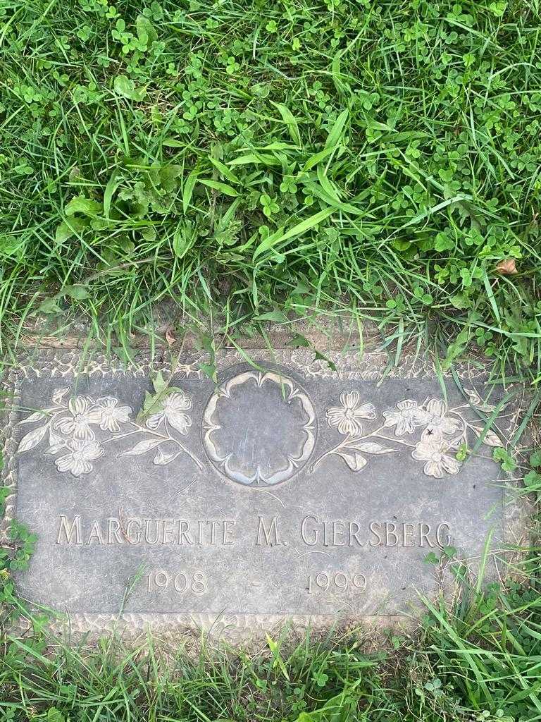Marguerite M. Giersberg's grave. Photo 3