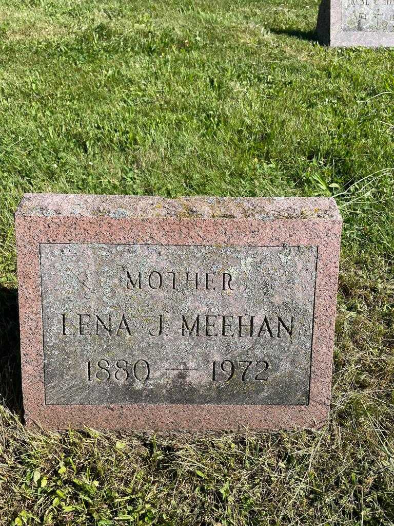 Lena J. Meehan's grave. Photo 3