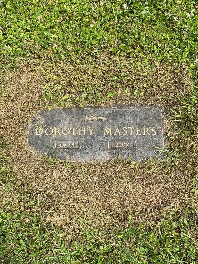 Dorothy Masters's grave. Photo 3