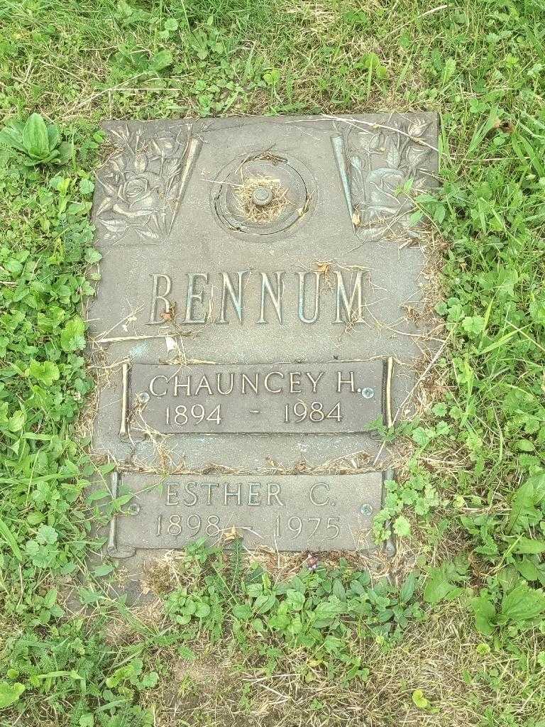 Esther C. Bennum's grave. Photo 3