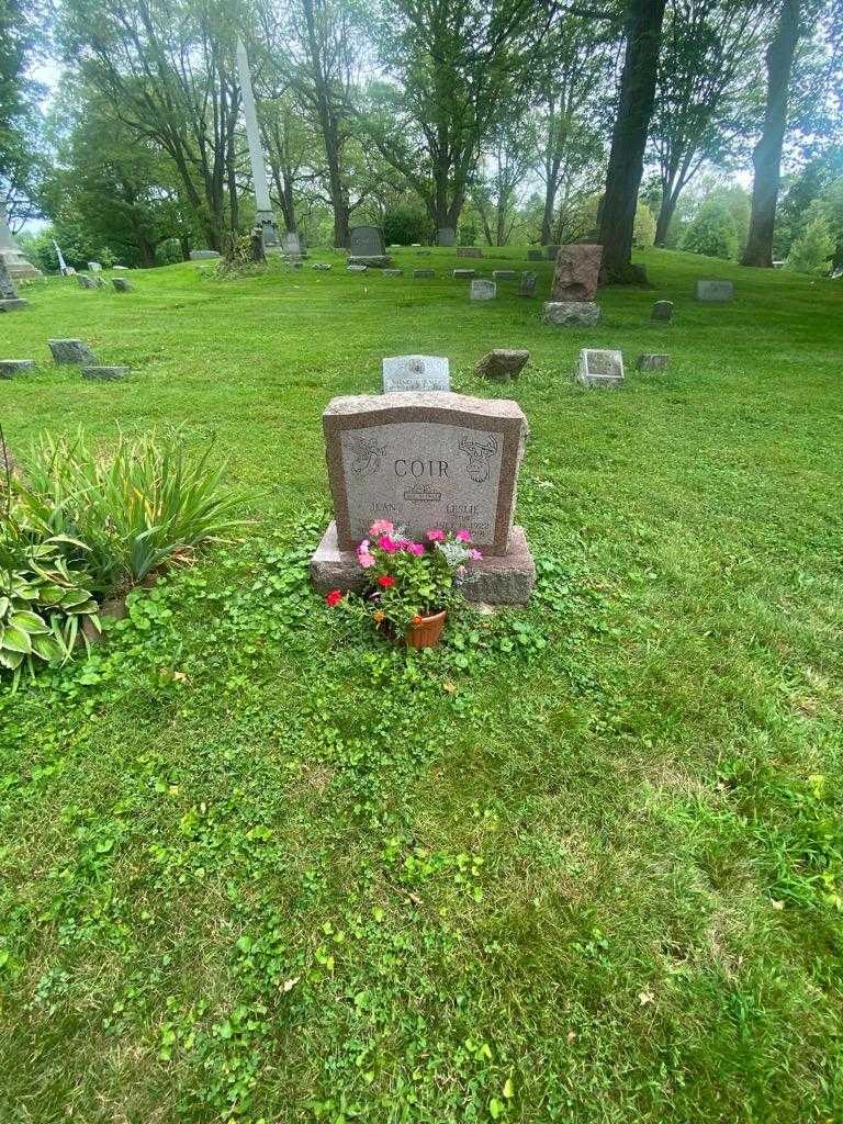 Jean Renetta Coir's grave. Photo 1