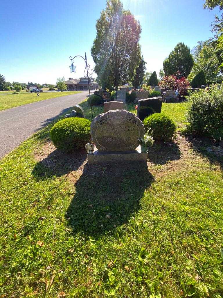 Sandra Depeyster Shuster's grave. Photo 1