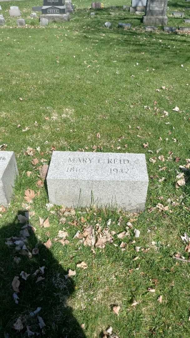 Mary E. Reid's grave. Photo 2