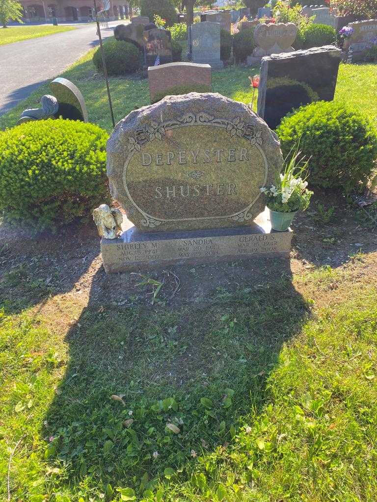 Sandra Depeyster Shuster's grave. Photo 2