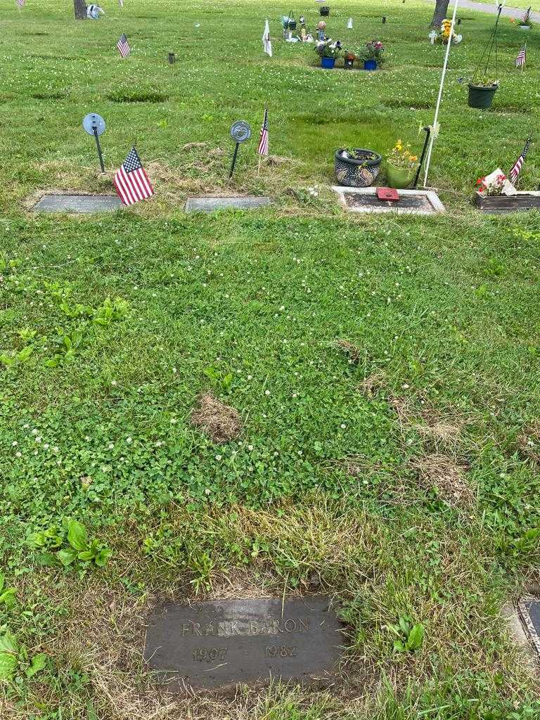Frank Baron's grave. Photo 2