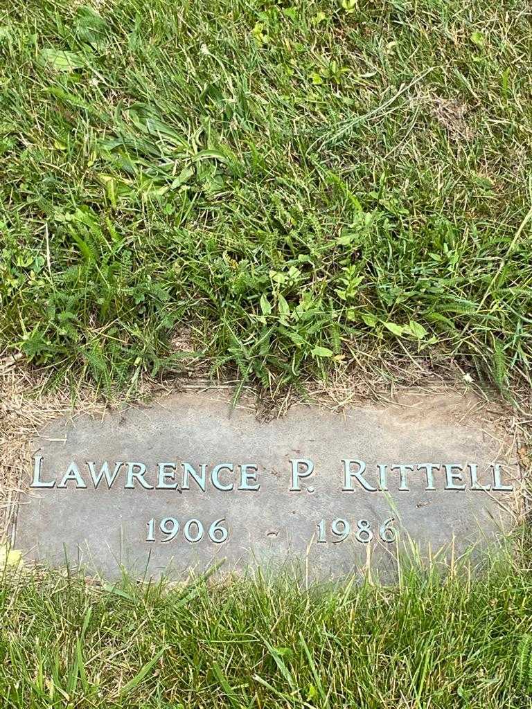 Lawrence P. Rittell's grave. Photo 3