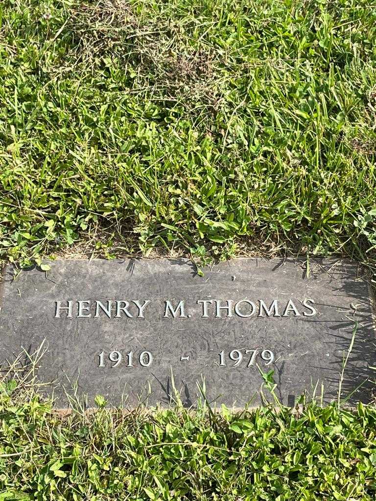 Henry M. Thomas's grave. Photo 3