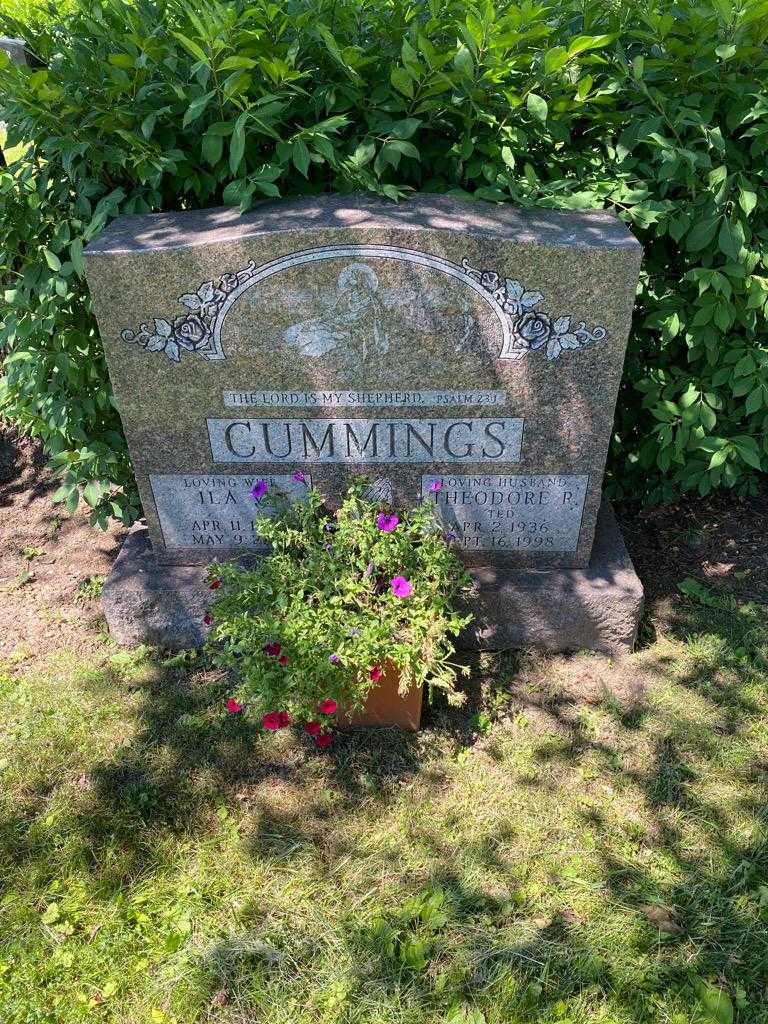 Ila V. Cummings's grave. Photo 2