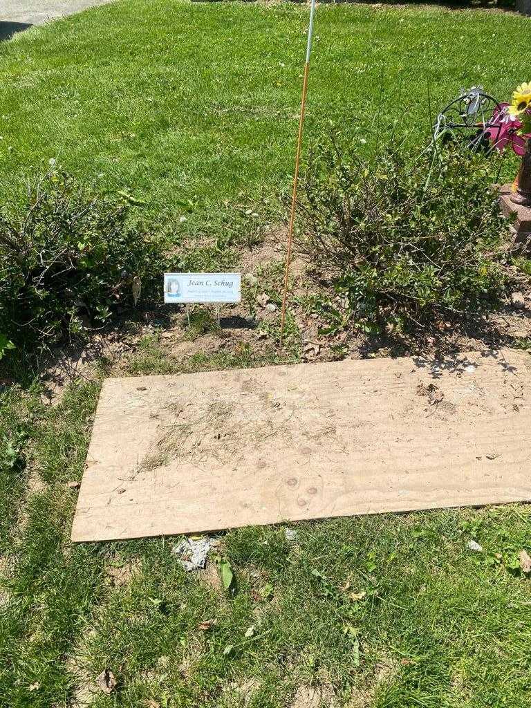 Jean С. Schug's grave. Photo 2