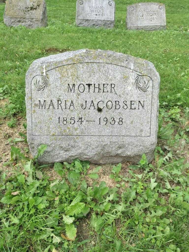 Maria Jacobsen's grave. Photo 3