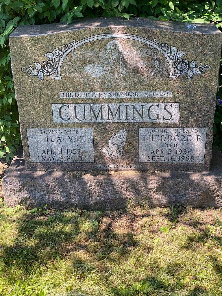 Ila V. Cummings's grave. Photo 3