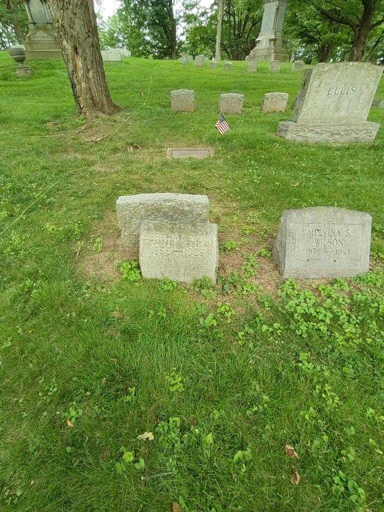 Bertha Leman's grave. Photo 1