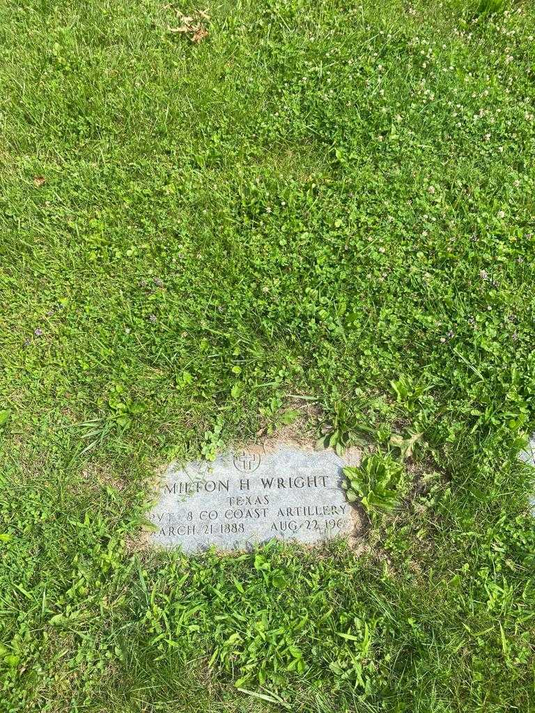 Milton H. Wright's grave. Photo 2