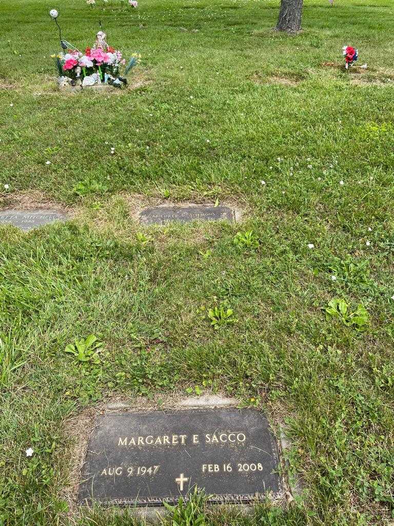 Margaret E. Sacco's grave. Photo 5