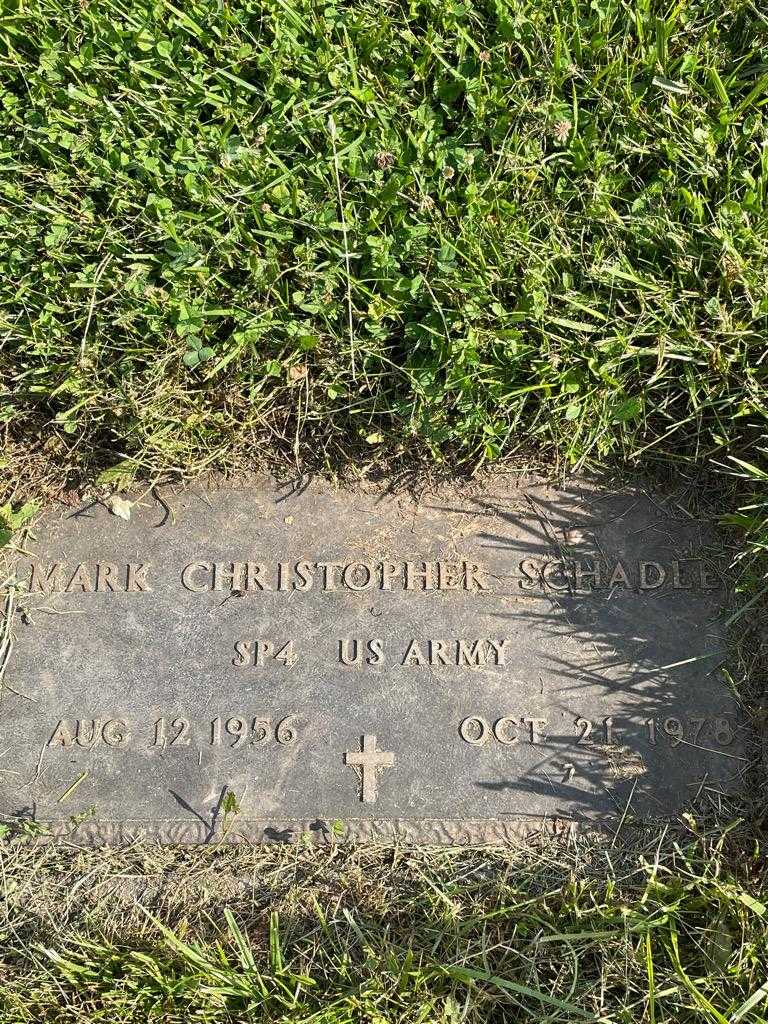 Mark Christopher Schadle's grave. Photo 3