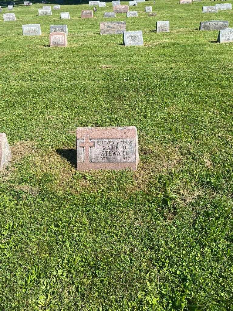 Marie D. Stewart's grave. Photo 2